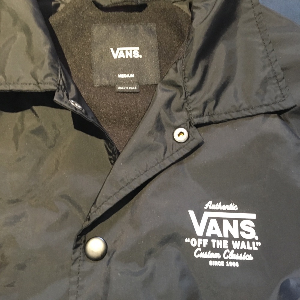 Black Vans Jacket😎